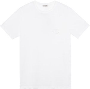 ディオール 刺繍ロゴ ショートスリーブTシャツ ホワイト ティー 013J600A0677-C080 Buy ディオール 刺繍ロゴ ショートスリーブTシャツ ホワイト ティー 013J600A0677-C080