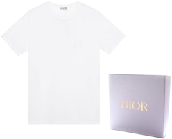 DIOR Tshirt Logo Sulaman Lengan Pendek Putih. 013J600A0677-C080 Shop DIOR Tshirt Logo Sulaman Lengan Pendek Putih. 013J600A0677-C080
