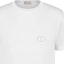 Sizing DIOR Tshirt Logo Sulaman Lengan Pendek Putih. 013J600A0677-C080