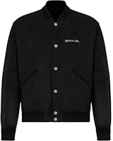 DIOR Embroidered Varsity Jacket Black Long Sleeve 443L430A610-5C980 DIOR Embroidered Varsity Jacket Black Long Sleeve 443L430A610-5C980