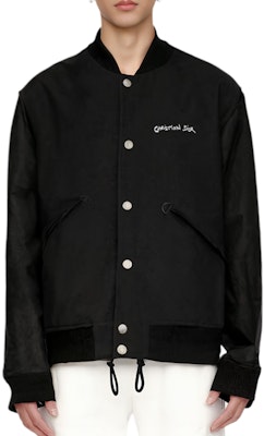 DIOR Jaket Varsity Sulaman Hitam Lengan Panjang 443L430A610-5C980 Shop DIOR Jaket Varsity Sulaman Hitam Lengan Panjang 443L430A610-5C980