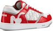 Lookbook Dior B27 Low ERL Merah Putih Kulit Anak Lembu Dior Oblique Galaxy dengan Motif Arnab 3SN272ZWB_H300