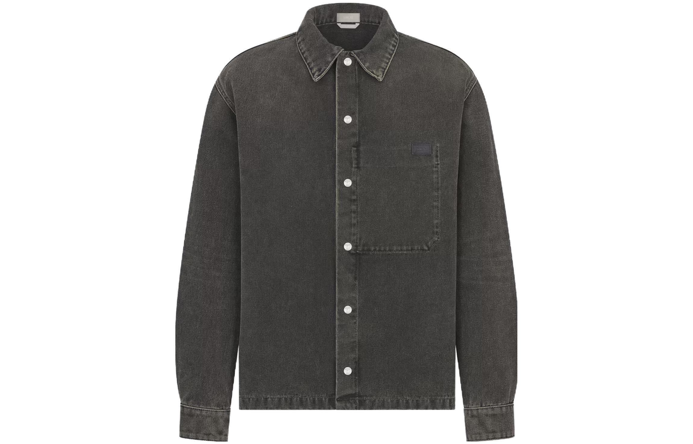 DIOR Essentials  Black Single-Breasted Long-Sleeve Jacket 413D488B351X-C830