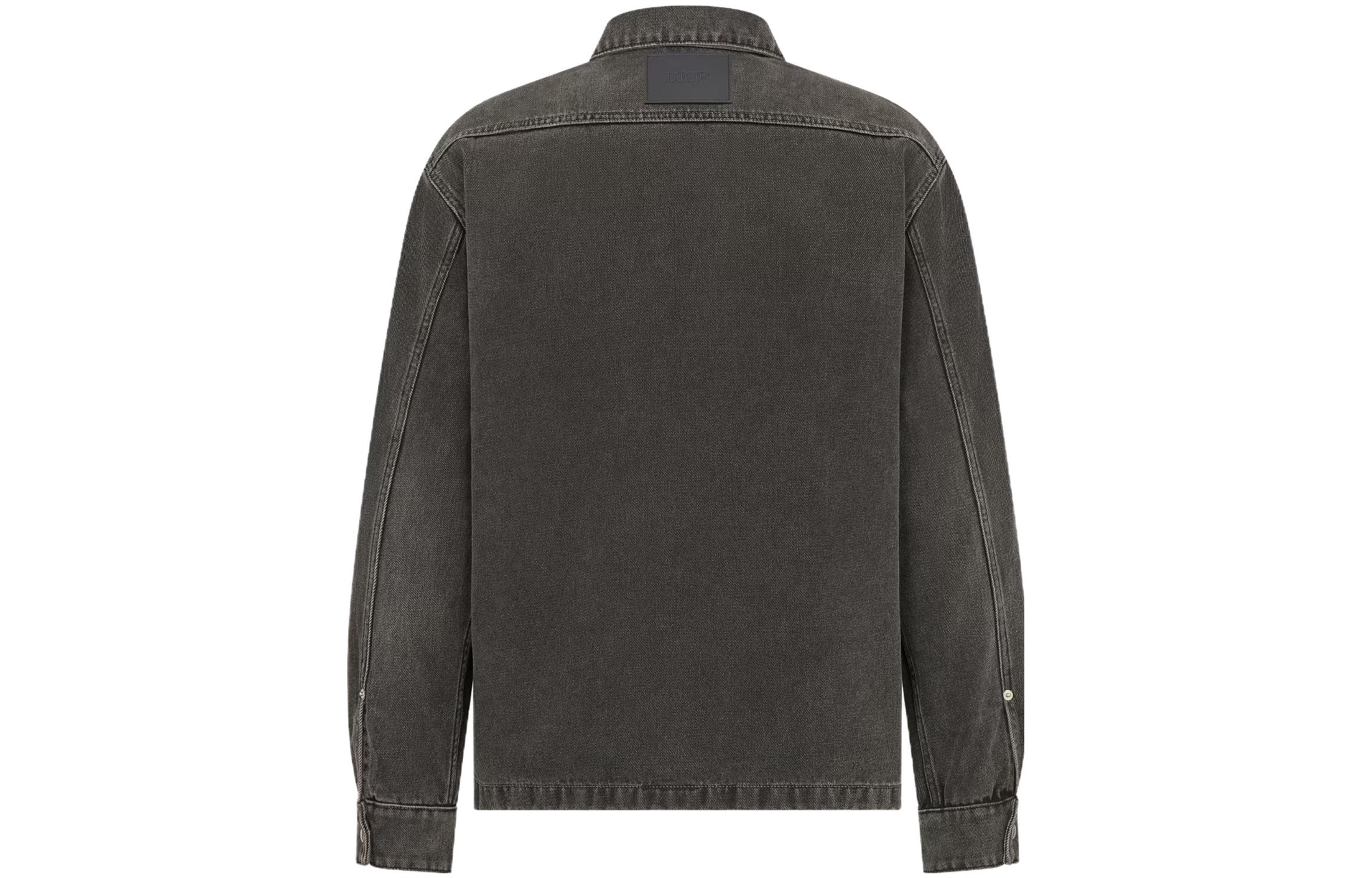 Lookbook DIOR Essentials 黑色單排扣長袖外套 413D488B351X-C830