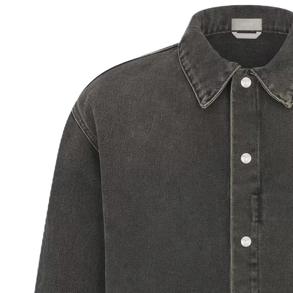 Cheap DIOR Essentials 黑色單排扣長袖外套 413D488B351X-C830