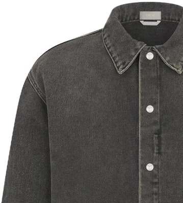 DIOR Essentials Black Single-Breasted Long-Sleeve Jacket 413D488B351X-C830 Cheap DIOR Essentials Black Single-Breasted Long-Sleeve Jacket 413D488B351X-C830