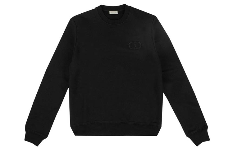 DIOR Essentials "CD Icon" Black Sweatshirt 943J612A0531-C989