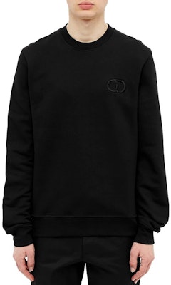 디올 에센셜 "CD 아이콘" 블랙 스웻셔츠 943J612A0531-C989 Details for 디올 에센셜 "CD 아이콘" 블랙 스웻셔츠 943J612A0531-C989