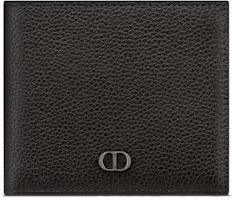 Dior Essentials Wallet Black Grained Calfskin with CD Icon Signature Dior Essentials Wallet Black Grained Calfskin with CD Icon Signature