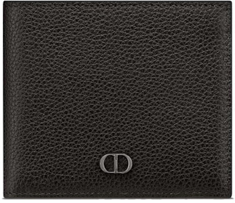 Dior Essentials Wallet Black Grained Calfskin with CD Icon Signature Buy Dior Essentials Wallet Black Grained Calfskin with CD Icon Signature