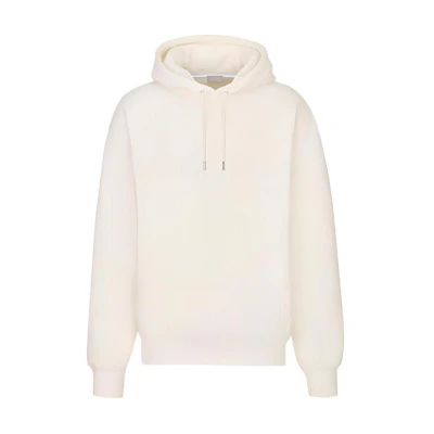 Dior Essentials White Oblique Print Cotton Hoodie 113J631A0684-C020