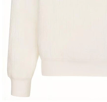 Dior Essentials 白色斜纹印花棉质连帽衫 113J631A0684-C020 1