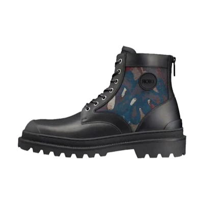 Dior Explorer Ankle Boot 'Black Khaki Camo'