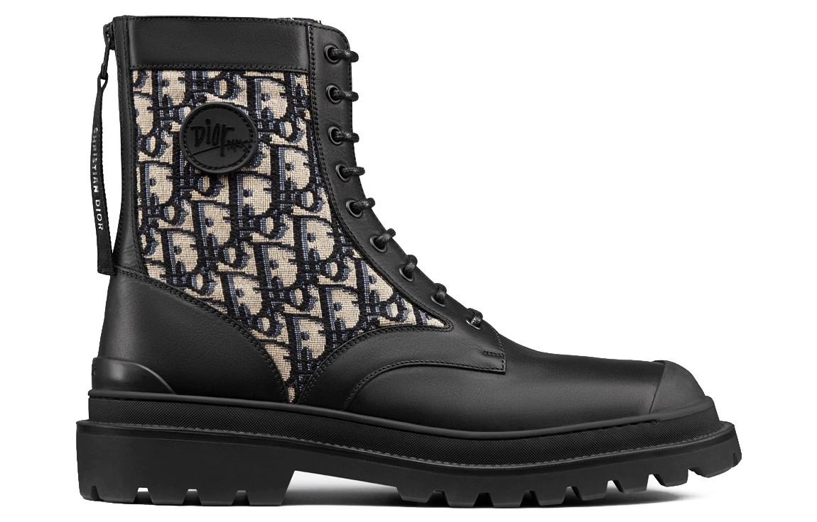 Order Boots Dior Explorer ''Noir Crème'' 3BO231ZBN_H961