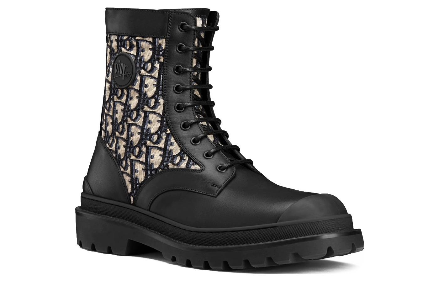 Lookbook 디올 익스플로러 부츠 "블랙 크림" (Dior Explorer Boots "Black Cream") 3BO231ZBN_H961