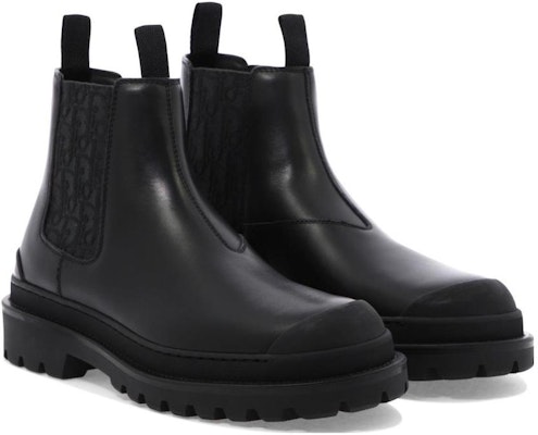 Dior Explorer Chelsea Boots 'Kulit Hitam' 3BO287ZR_O900 Lookbook Dior Explorer Chelsea Boots 'Kulit Hitam' 3BO287ZR_O900