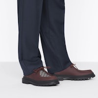 Dior迪奧 Dior Explorer 皮革 拼接簡約繫帶 休閒皮鞋 男款 棕色 Details for Dior迪奧 Dior Explorer 皮革 拼接簡約繫帶 休閒皮鞋 男款 棕色