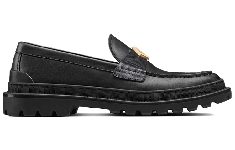 Order 迪奥探险者乐福鞋 '黑色CD钻石' 3LO126ZSC_H971