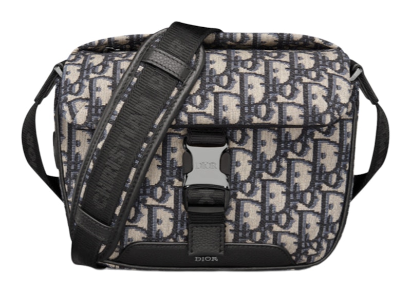 Dior Explorer Shoulder Pouch Dior Oblique Jacquard Beige/Black