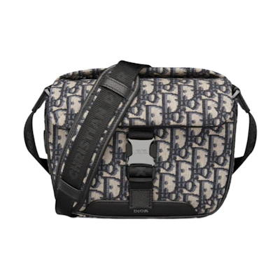 Dior Explorer Shoulder Pouch Dior Oblique Jacquard Beige/Black