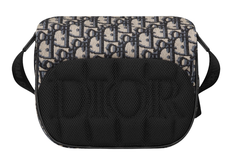 Lookbook 迪奥探索者斜挎包 Dior Oblique 提花 米色/黑色