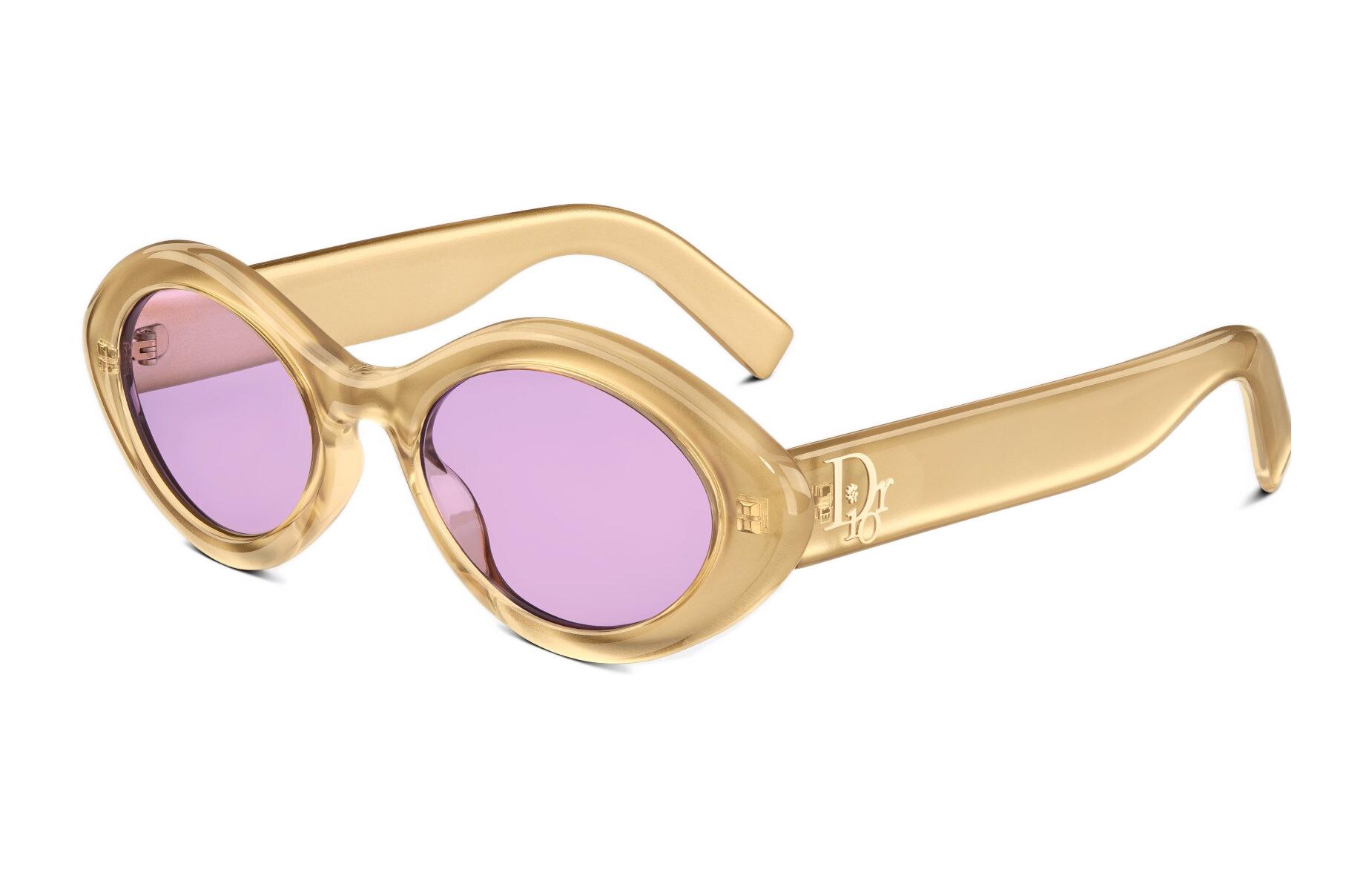 Dior Fashion Oval Gold Sunglasses for Men Trendy and Versatile Design. LCKYR1IXR_6SG0