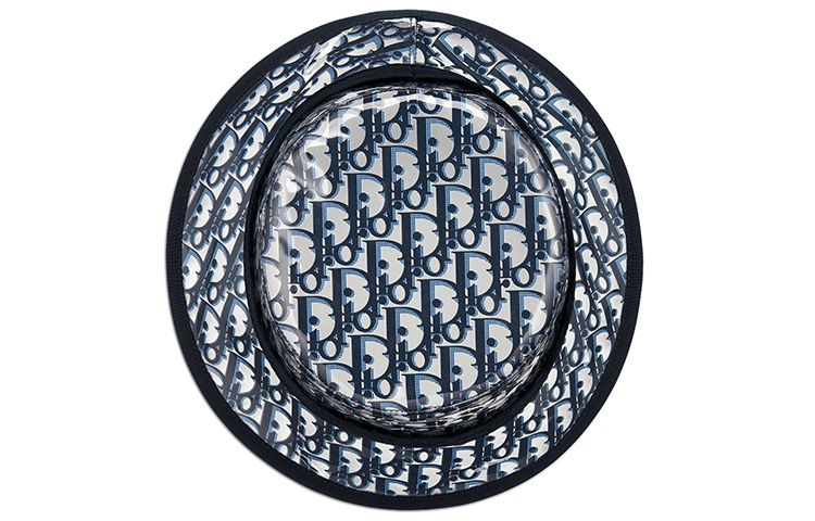 Order ディオール フレンチ ナローブリム ブルー 透明TPU バケットハット ユニセックス 14DFR923G170-C580