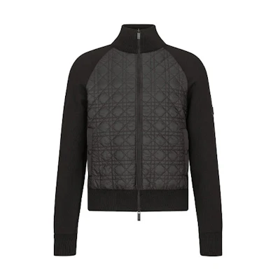 DIOR FW21 Black Quilted Wool Short Jacket 193M401AT323-C900