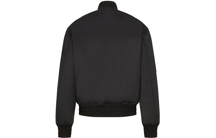 Lookbook Chaqueta DIOR FW21 Negra con Cremallera y Cuello Béisbol. 943C439H5124-C989