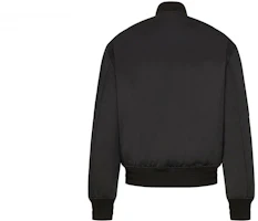 Lookbook DIOR FW21 Black Solid Letter Zip Baseball Collar Jacket 943C439H5124-C989