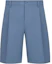 Buy DIOR FW21 Shorts Azul Satinado Twill Color Sólido. 193C161A4451-C535