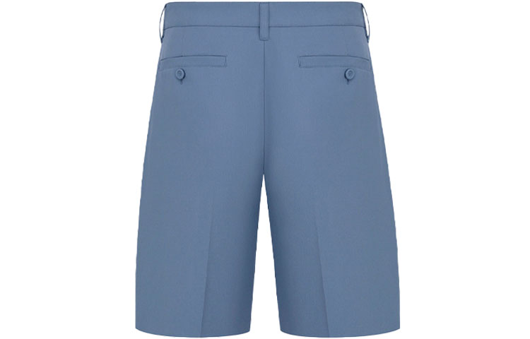 Lookbook DIOR FW21 Shorts Azul Satinado Twill Color Sólido. 193C161A4451-C535