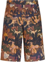 DIOR FW21 Brown Multicolor Camouflage Pocket Casual Shorts. 013C121A5436-C682 DIOR FW21 Brown Multicolor Camouflage Pocket Casual Shorts. 013C121A5436-C682