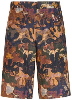 DIOR FW21 棕色混色迷彩口袋休闲短裤. 013C121A5436-C682 Order DIOR FW21 棕色混色迷彩口袋休闲短裤. 013C121A5436-C682