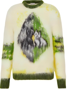 DIOR FW21 Sweater Krew Leher Hijau Corak Jacquard Berusuk. 143M645CT273-C286 Buy DIOR FW21 Sweater Krew Leher Hijau Corak Jacquard Berusuk. 143M645CT273-C286