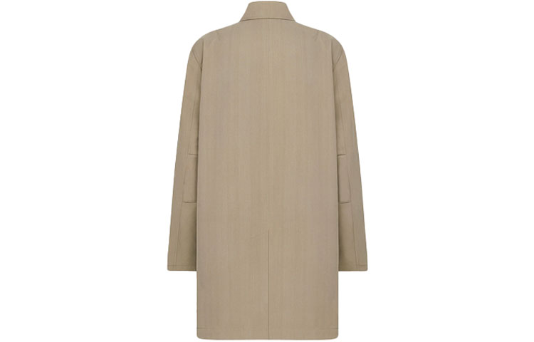 DIOR FW21 Solid Beige Collar Jacket 193C314A5170-C100 圖 3