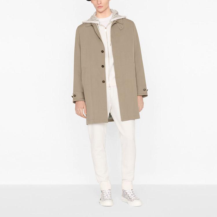 DIOR FW21 Solid Beige Collar Jacket 193C314A5170-C100 圖 5