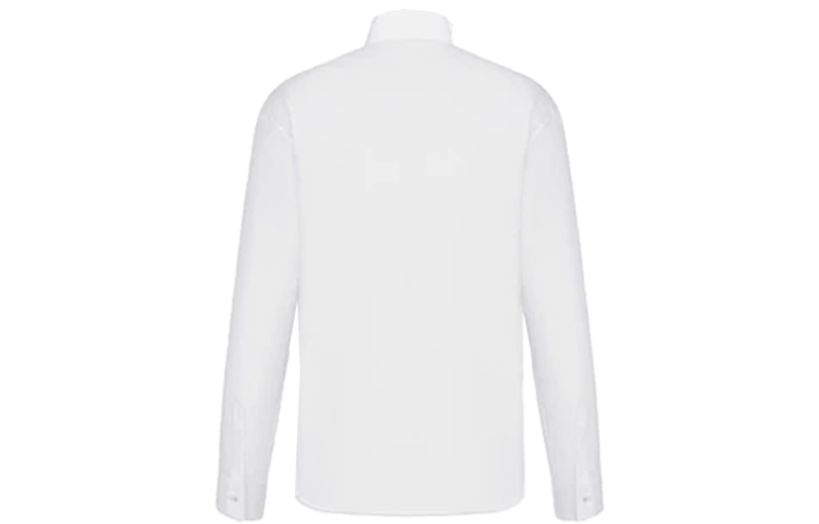 DIOR FW21 White Solid Logo Shirt 143C592A1581-C080 圖 3