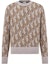 Order DIOR FW22 Beige Logo Knit Crewneck Sweater. 193M638AT393-C887