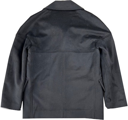 DIOR FW22 Black Double-Breasted Short Coat 113C407A5031-C900 Lookbook DIOR FW22 Black Double-Breasted Short Coat 113C407A5031-C900