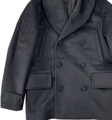 DIOR FW22 Black Double-Breasted Short Coat 113C407A5031-C900 Purchase DIOR FW22 Black Double-Breasted Short Coat 113C407A5031-C900