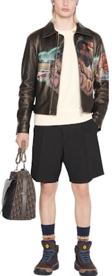DIOR FW22 Black Elastic Waist Straight-Cut Casual Shorts. 183C140B5606-C900 Shop DIOR FW22 Black Elastic Waist Straight-Cut Casual Shorts. 183C140B5606-C900