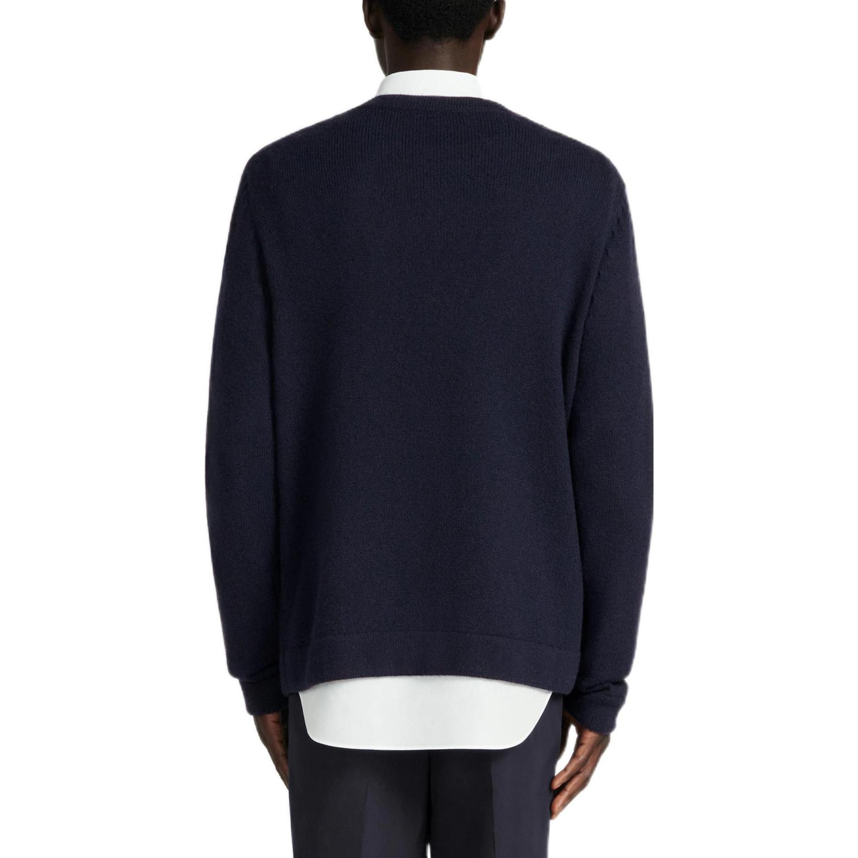 Purchase DIOR FW22 藍色針織毛衣 刺繡標誌 243M645AT474-C588