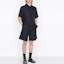 Shop DIOR 2022秋冬蓝色Logo印花休闲直筒短裤. 013C121A5231-C575