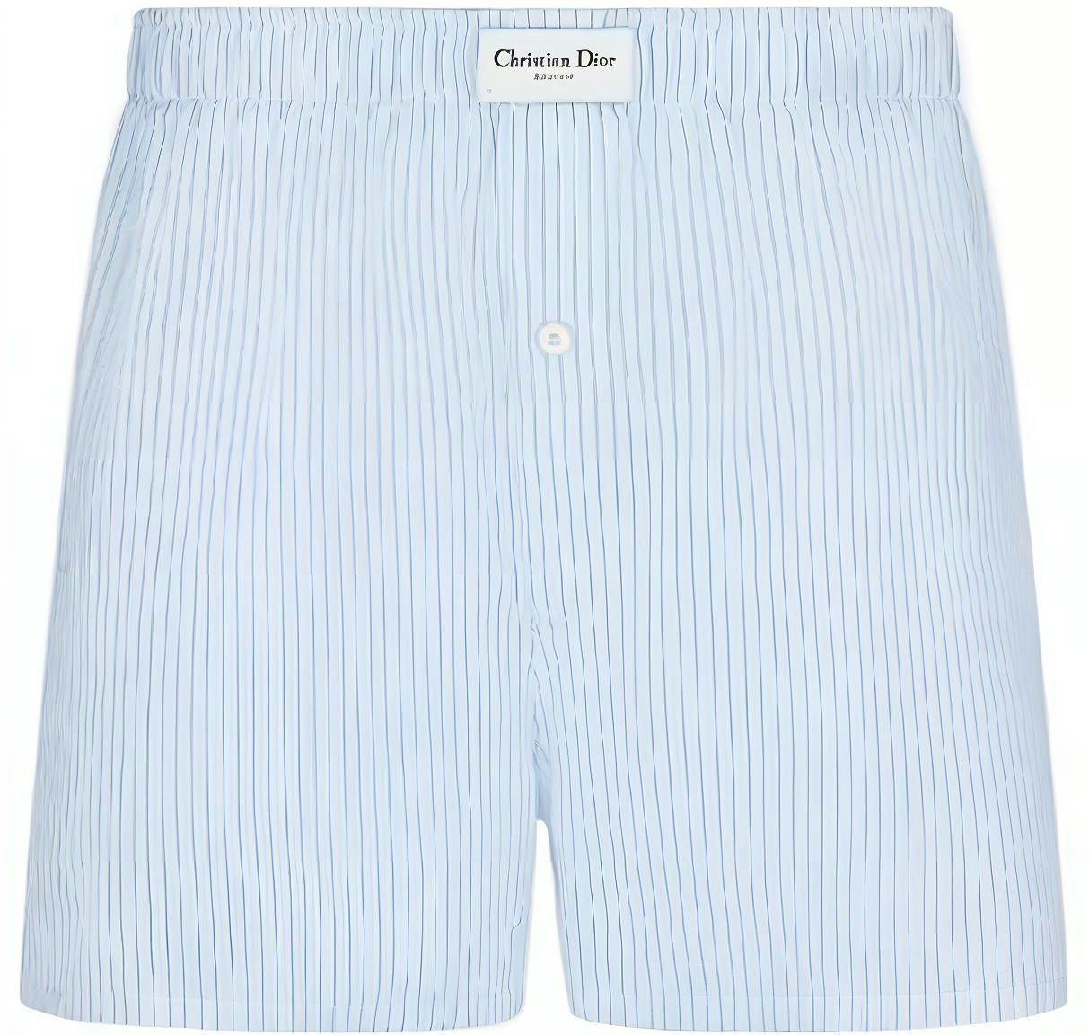 dior-fw-22-blue-striped-pattern-button-up-casual-shorts-243-c106-a5656-c085