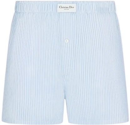 DIOR FW22 Celana Pendek Kasual Motif Garis Biru. 243C106A5656-C085 Order DIOR FW22 Celana Pendek Kasual Motif Garis Biru. 243C106A5656-C085