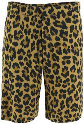 DIOR FW22 Brown Leopard Print Loose Straight Casual Shorts. 013C121A5662-C289 Buy DIOR FW22 Brown Leopard Print Loose Straight Casual Shorts. 013C121A5662-C289