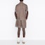 Purchase DIOR FW22 ブラウン シルク ロゴ モノグラム カジュアルショーツ. 013C121A4751-C587