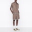 Details for DIOR FW22 ブラウン シルク ロゴ モノグラム カジュアルショーツ. 013C121A4751-C587