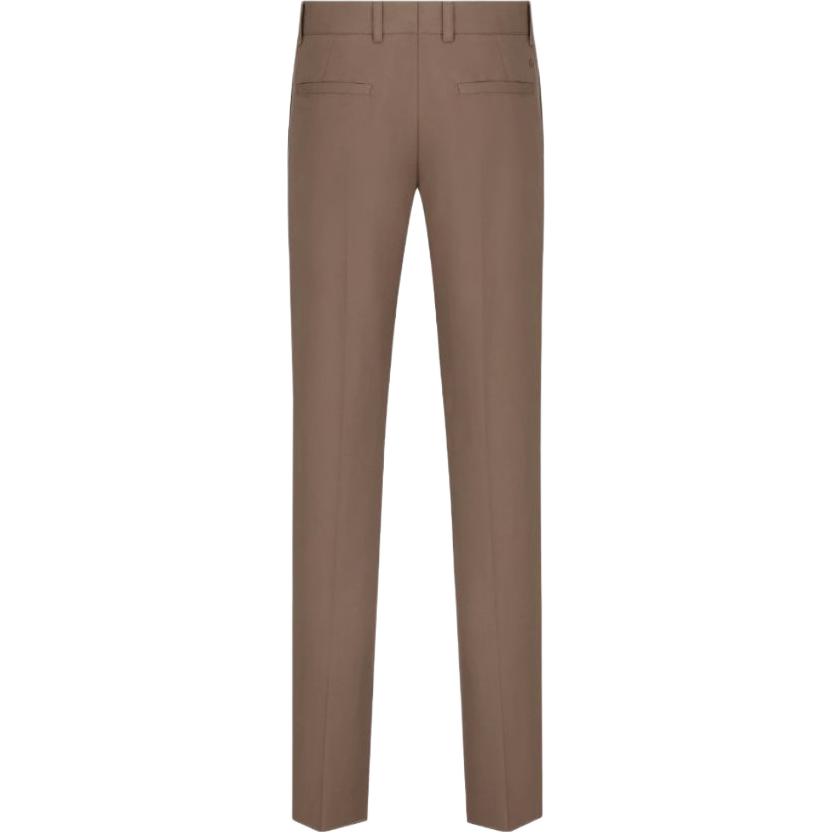 DIOR FW22  Casual Straight-Leg Pants Brown Simple Solid Design. 013C104A4451-C730